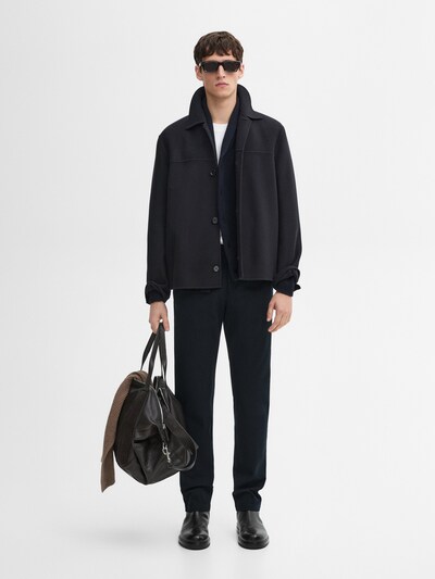 Massimo Dutti Брюки зауженного кроя из хлопчатобумажной смеси