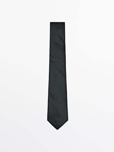 Massimo Dutti Галстук из 100% шелка тутового цвета