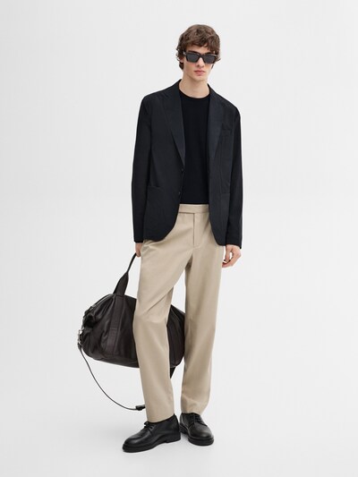 Massimo Dutti Брюки-чино из хлопчатобумажной смеси