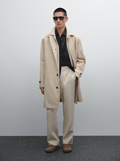 Massimo Dutti Брюки костюмные из 100% льна