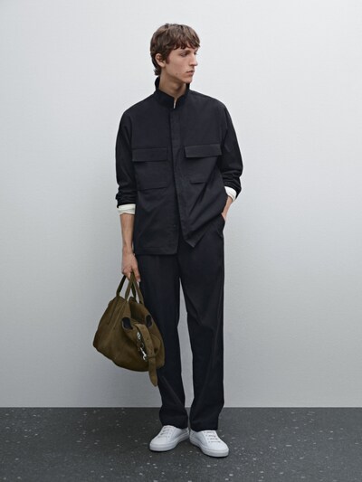 Massimo Dutti Обычные брюки из технической ткани