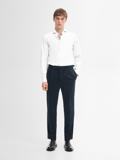 Massimo Dutti Рубашка из саржи из 100% хлопка