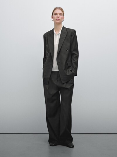 Massimo Dutti Текучая прозрачность ткани поло