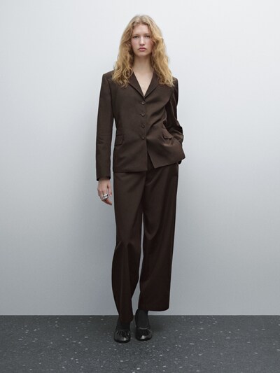 Massimo Dutti Укороченный блейзер на пуговицах