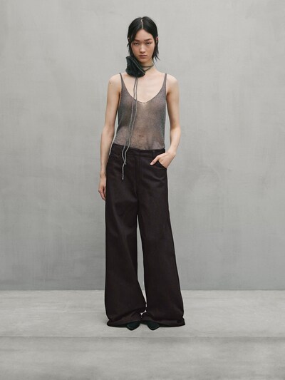 Massimo Dutti Джинсовые брюки-клеш - ателье