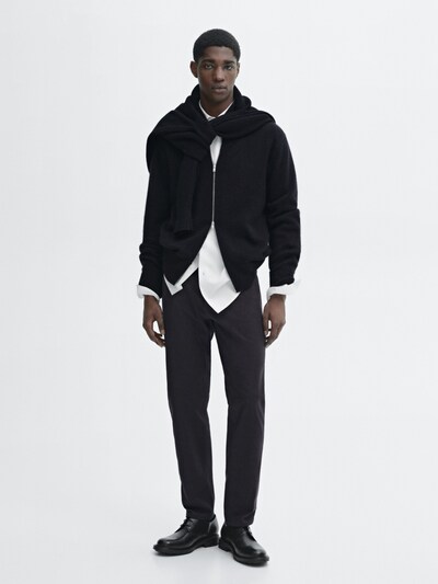 Massimo Dutti Джинсы зауженного кроя из хлопчатобумажной смеси