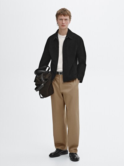 Massimo Dutti Брюки из саржи свободного кроя из 100% хлопка купить с доставкой.