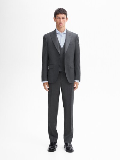 Massimo Dutti Однотонный костюмный жилет из 100% шерсти