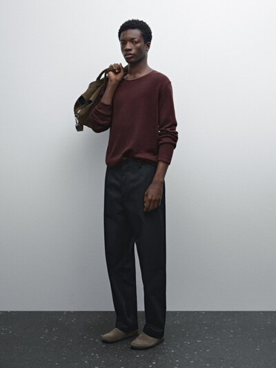 Massimo Dutti Вязаный джемпер из 100% льна