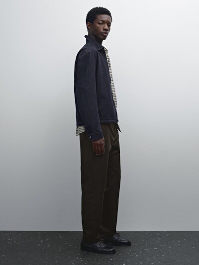 Massimo Dutti Брюки для бега трусцой из хлопчатобумажной смеси