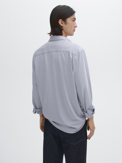 Massimo Dutti Рубашка из меланжевой хлопчатобумажной смеси