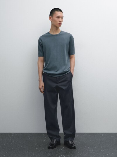 Massimo Dutti Трикотажная футболка из хлопчатобумажной смеси