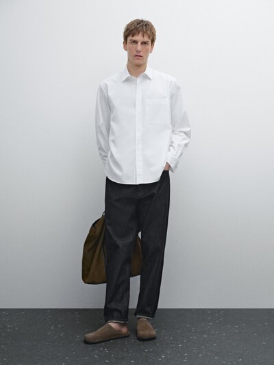 Massimo Dutti Рубашка из 100% хлопка обычного кроя