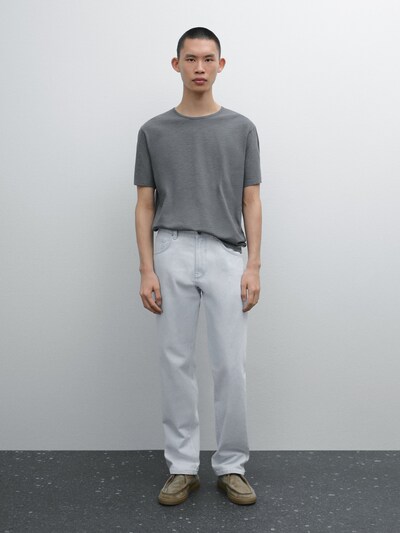 Massimo Dutti Детали футболки из 100% хлопка