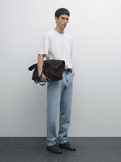 Massimo Dutti Детали футболки из 100% хлопка