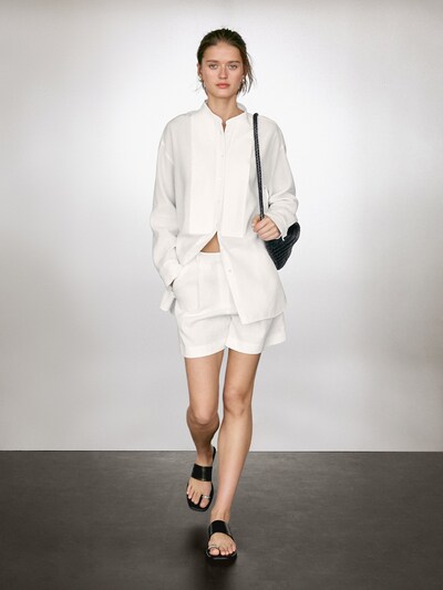 Massimo Dutti Рубашка из тонкого льна