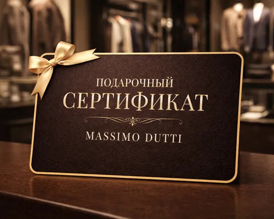 Электронный подарочный сертификат Massimo Dutti