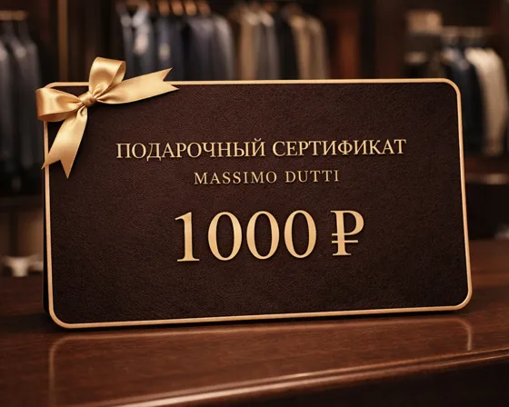 Электронный подарочный сертификат Massimo Dutti  (1 000)