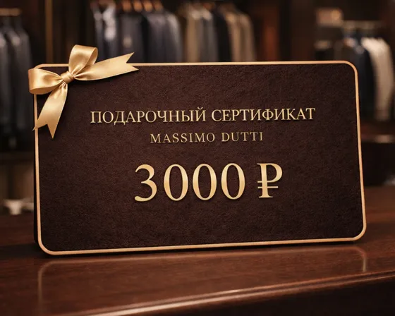 Электронный подарочный сертификат Massimo Dutti  (3 000)