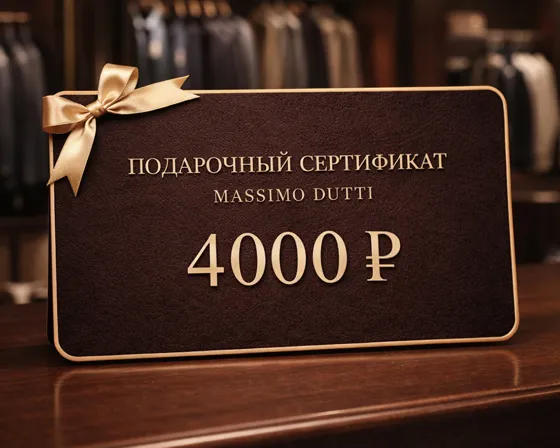 Электронный подарочный сертификат Massimo Dutti  (4 000)