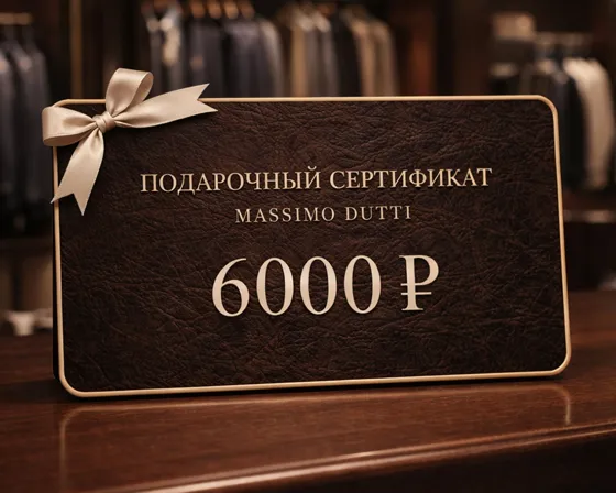 Электронный подарочный сертификат Massimo Dutti  (6 000)
