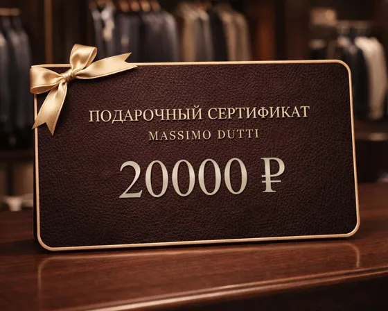 Электронный подарочный сертификат Massimo Dutti  (20 000)