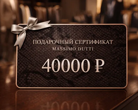 Электронный подарочный сертификат Massimo Dutti  (40 000)