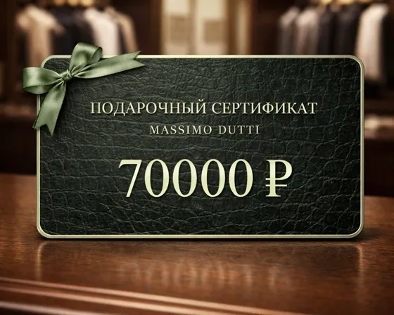 Электронный подарочный сертификат Massimo Dutti (70 000)