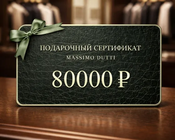 Электронный подарочный сертификат Massimo Dutti (80 000)