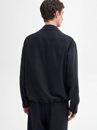 Куртка на молнии из смеси шерсти- Заказать в России