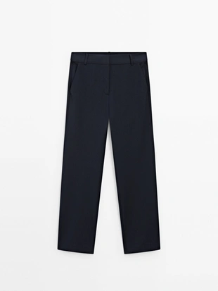 Прямые брюки из технической ткани- Заказать в России