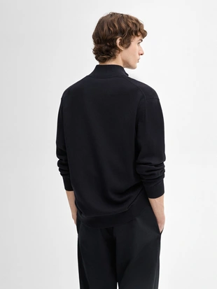 Вязаный кардиган на молнии из хлопка- Заказать в России