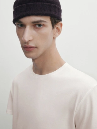 Футболка из мерсеризованного хлопка с коротким рукавом- Заказать в России