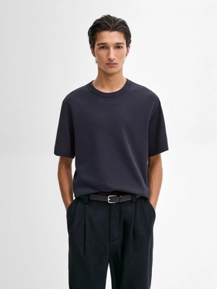 Футболка с коротким рукавом из хлопчатобумажной смеси- Заказать в России