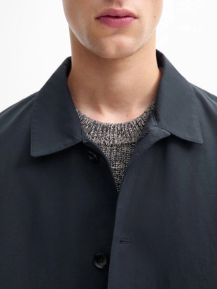 Тренчкот из технической хлопчатобумажной смеси- Заказать в России