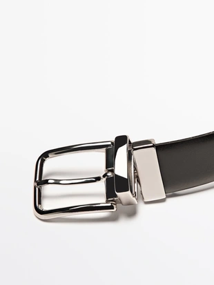 Реверсивный кожаный ремень- Заказать в России