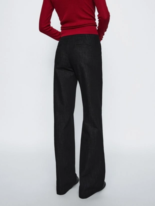 Удобные джинсы прямого кроя средней посадки- Заказать в России