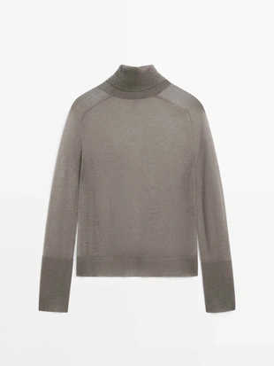 Укороченный струящийся вязаный свитер - студия- Заказать в России