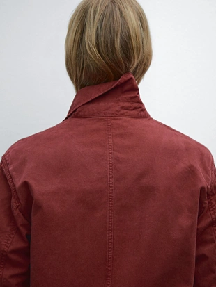 Отделанные плиткой карманы пиджака из хлопка- Заказать в России