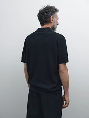 Поло с рисунком из хлопка- Заказать в России