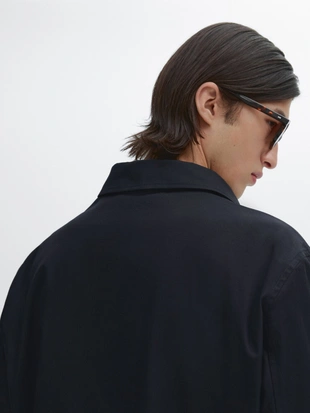 Хлопчатобумажная куртка с карманами- Заказать в России