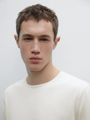 Джемпер тонкой вязки из 100% хлопка- Заказать в России