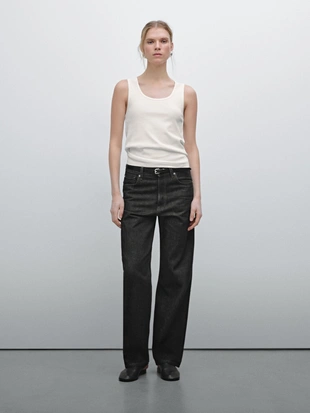 Футболка из 100% хлопка на широких бретелях- Заказать в России