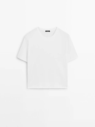 Легкая футболка из 100% хлопка- Заказать в России