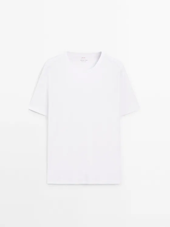 Пижама в полоску из 100% хлопка с футболкой с коротким рукавом