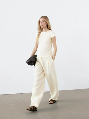 Футболка с коротким рукавом из 100% хлопка- Заказать в России