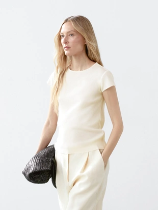 Футболка с коротким рукавом из 100% хлопка- Заказать в России