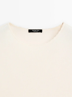 Футболка с коротким рукавом из 100% хлопка- Заказать в России