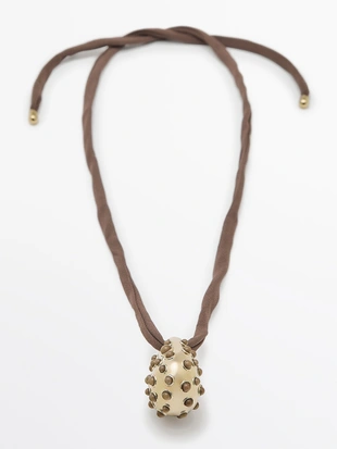 Подвеска с каплевидными камнями - лимитированная серия- Заказать в России