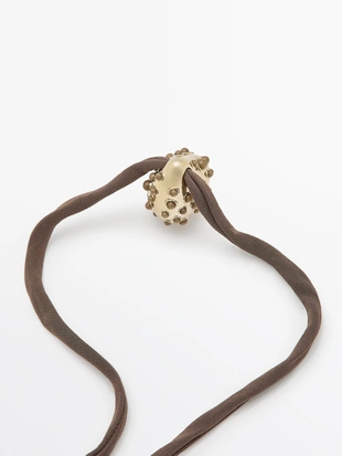 Подвеска с каплевидными камнями - лимитированная серия- Заказать в России